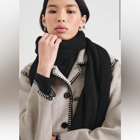 Rails Odyssey Jacket - Oversized wool jacket with black contrast stitch - Picture 2 of 5